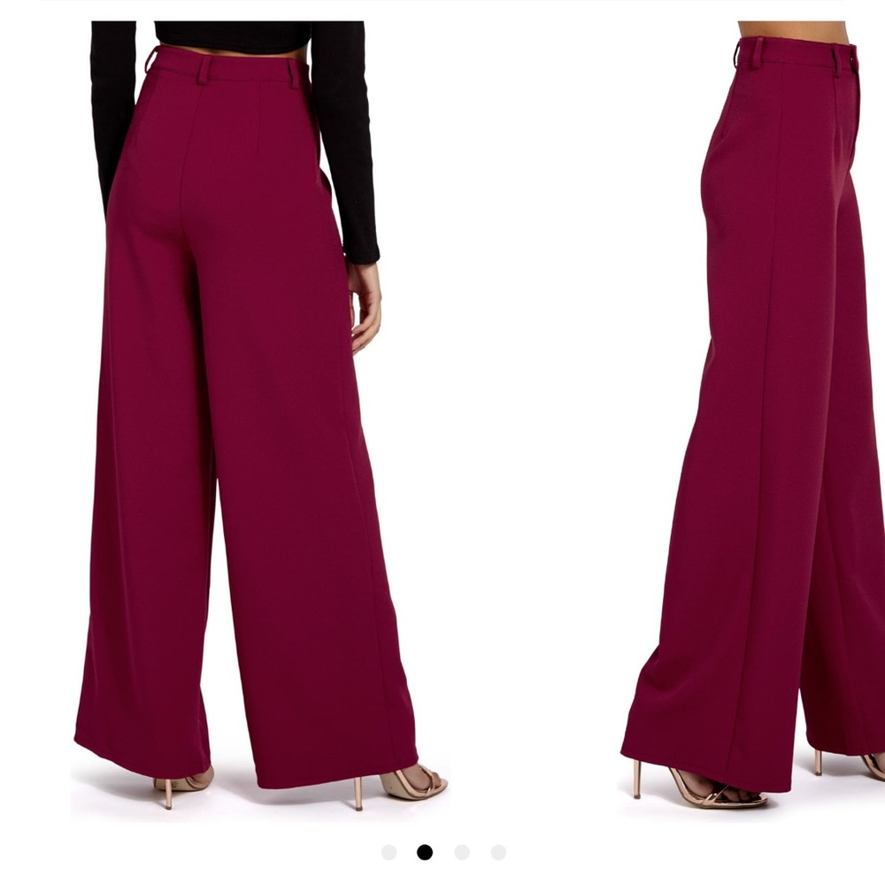 Missguided Wide Leg Trouser Palazzo Pants